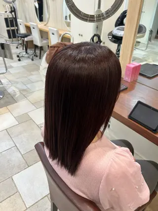 ミディアム カラー 脇野 真琴のヘアスタイル