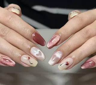 ネイル By moonネイル 🌷ワンホン/韓国風のネイルデザイン