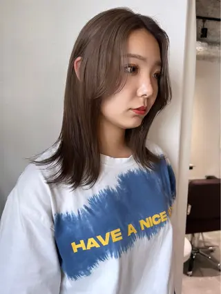 ミディアム カラー nendo_hair所属・ハイトーン/ボブ 🎀sonokaのヘアスタイル