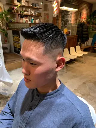 ショート メンズ BARBER SHOP NEW  STANDARD所属・アルガ ダイキのヘアスタイル