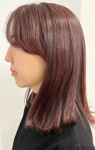 セミロング カラー 會田 /レイヤーカットのヘアスタイル