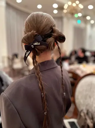 ロング 🌟天王寺ヘアセット 🥑アレンジ師🌟のヘアスタイル