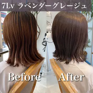 ショート カラー ブリーチなし✨艶髪 カラー𓃲YAGIのヘアスタイル