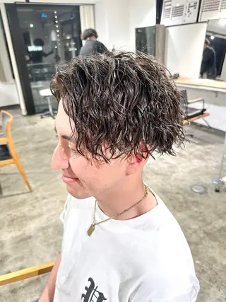 パーマ メンズ 骨格補正施術/メンズ 専門美容師/YUYAのヘアスタイル