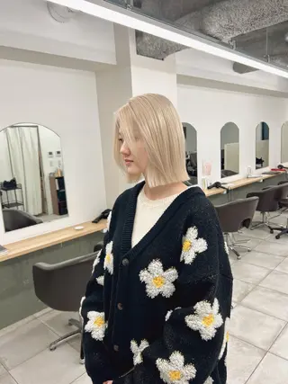ショート カラー ヘアアレンジ 【代表】 たき〜のヘアスタイル