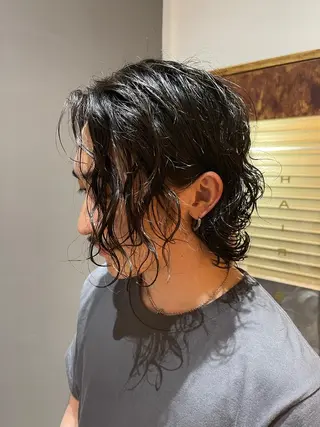 パーマ 井川 倖太のヘアスタイル