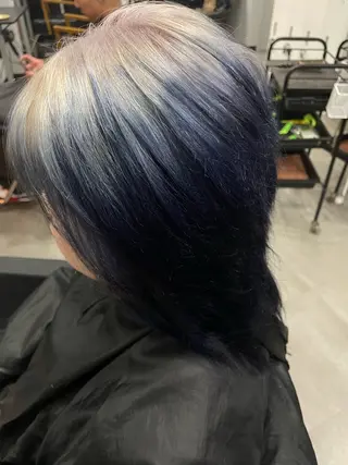 ミディアム カラー Oli所属・♡ 夢明のヘアスタイル