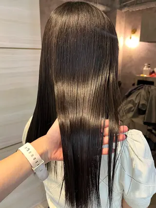 ミディアム カラー 🏹Ami🏹艶髪 /オリーブカラーのヘアスタイル