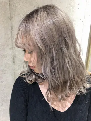 ミディアム カラー LA KING GINZA TOKYO所属・🧡ショートの達人 🧡SHOのヘアスタイル
