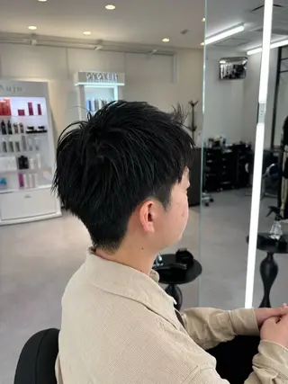 メンズ 韓国&メンズウルフ 高森蓮のヘアスタイル