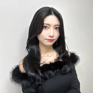 ロング 🦋韓国風カラー🦋 こうせい原宿のヘアスタイル