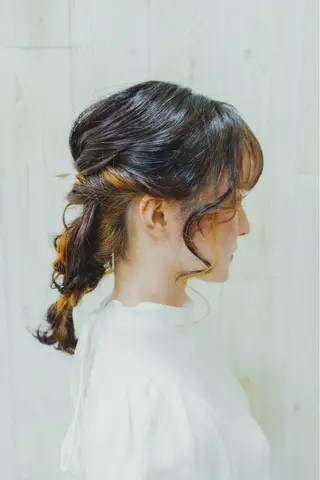 ミディアム カラー hair room a-to所属・前出 福生のヘアスタイル