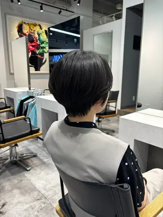 ショート 門崎未依/レイヤー/ メンズカット🪿🌼のヘアスタイル