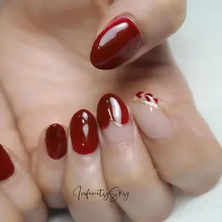 ネイル infinity skyのネイルデザイン