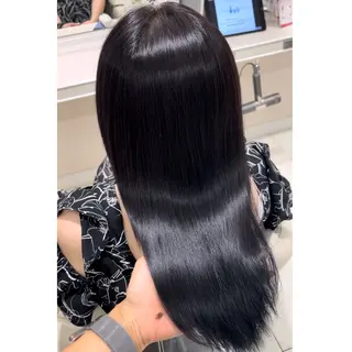 セミロング カラー パーマ 韓国ヘア 🎀中川綾乃🎀のヘアスタイル