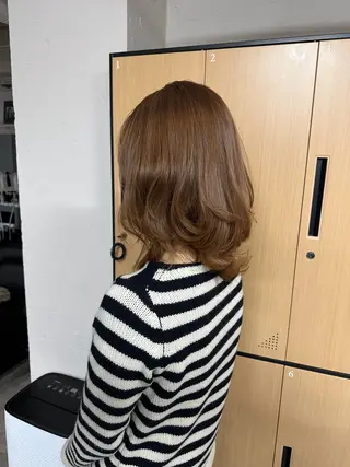 ミディアム ハイライト/ ブリーチ😈小倉😈のヘアスタイル