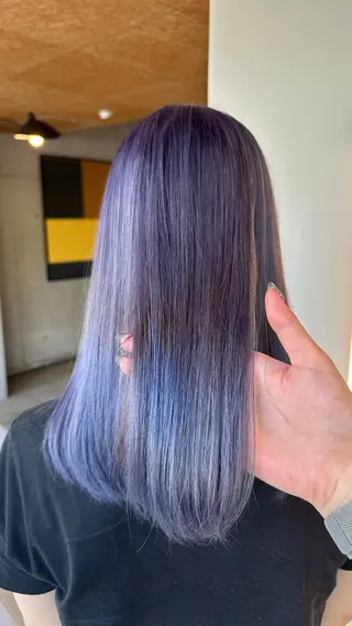 セミロング 古川 杏果のヘアスタイル