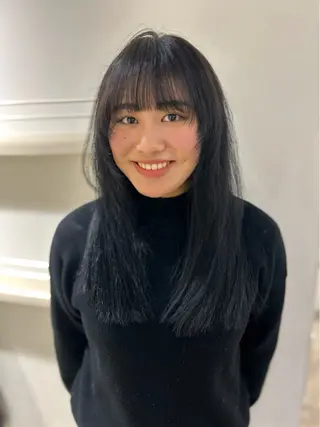 ロング HOLIDAYS CARE&SPA所属・キクチ ホナミのヘアスタイル