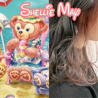 ミディアム カラー 縮毛矯正/髪質改善 /韓国風　山川春輝のヘアスタイル