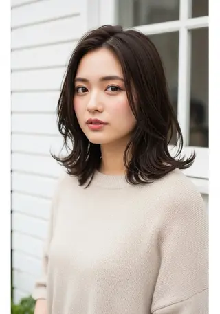 ミディアム 🫧似合わせショート ゴヤ🫧のヘアスタイル