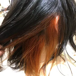 ミディアム カラー カラー特化美容師 なかもと たつひろのヘアスタイル