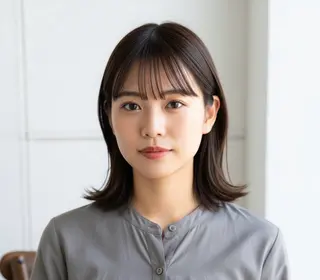 ミディアム カラー Mio ✂︎ラパーチェのヘアスタイル