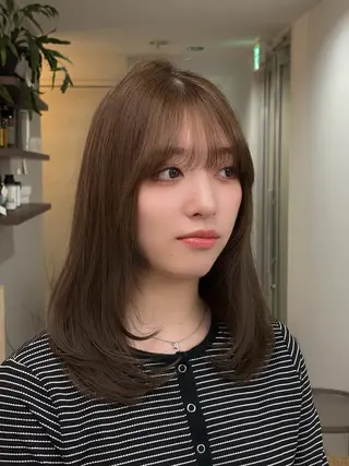 ミディアム 權軒 真尋 /モデル様募集中のヘアスタイル