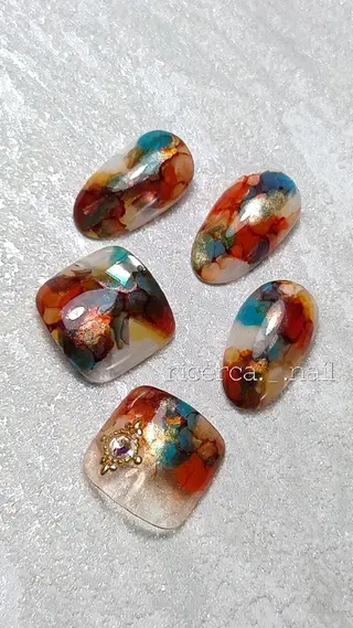 ネイル ricerca._. nail ちゃこのネイルデザイン