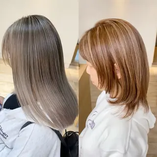 セミロング 高難易度縮毛矯正　春日井　Soea(ソイア)所属・多久間 喬介のヘアスタイル