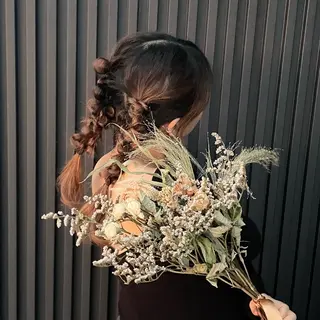 ロング カラー souco/ moenoのヘアスタイル