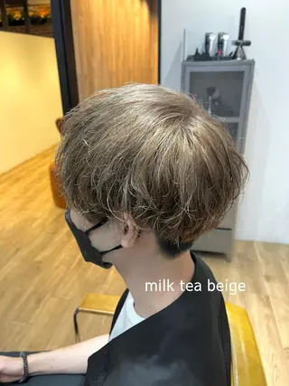 ショート カラー メンズ メンズカット/パーマ Yoshiのヘアスタイル