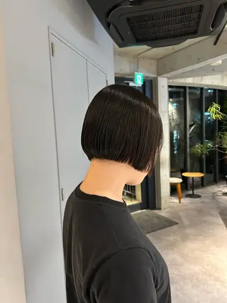 ショート 葉月/ボブ/ 透明感カラー／中目黒のヘアスタイル