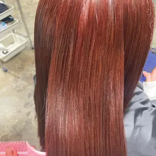 ロング カラー ヘアアレンジ 🇰🇷韓国ｽﾀｲﾙ ﾚｲﾔｰ/ayanaのヘアスタイル