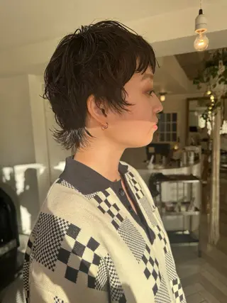 パーマ ブリーチカラー🎀 韓国風/寺門美優のヘアスタイル