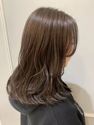 ミディアム SALOWIN 銀座一丁目店所属・髪質改善/縮毛矯正 🎀小林 唯 🎀のヘアスタイル