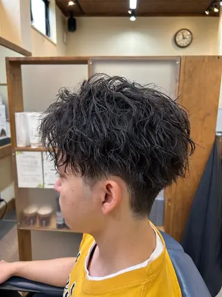 パーマ メンズ メンズ特化美容師 岩田拓海のヘアスタイル