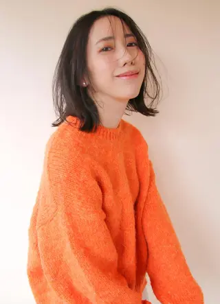 ミディアム 中屋恵美🎨 Designカラーのヘアスタイル