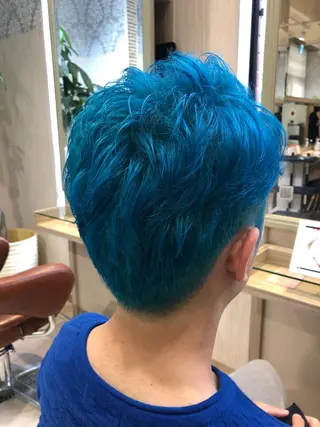 カラー メンズ 一戸 拓斗のヘアスタイル