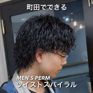 パーマ メンズ メンズ特化/ショート /ツイスパ/結希のヘアスタイル