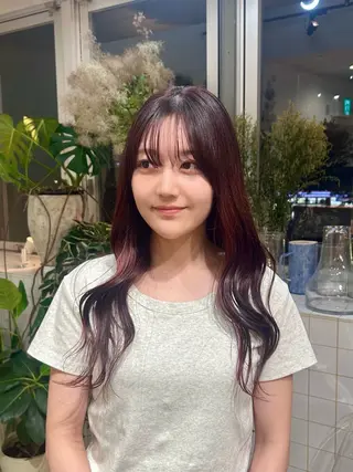 カラー 梅田/透明感カラー/ ストレート/mariのヘアスタイル