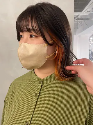 ショート カラー 🌼タッセルボブ/シ ョートmoeka🌼のヘアスタイル