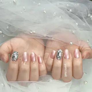 ネイル 𝐲𝐮𝐦𝐢🎀 長さ出しデザイン専門のネイルデザイン