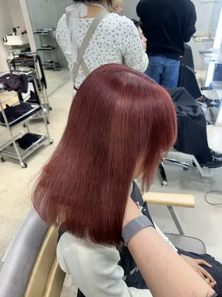 ミディアム カラー ヘアアレンジ 🎀 yuuka🎀のヘアスタイル