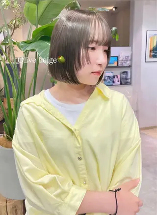 ショート カラー カノン/アニオタ🧡 暖色/酸性ストレートのヘアスタイル