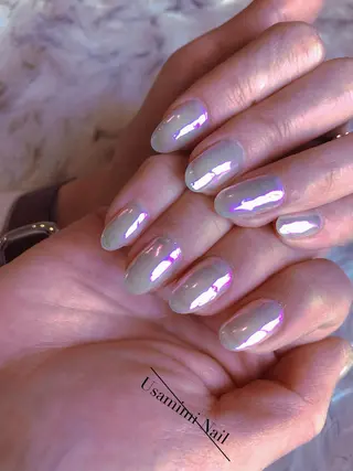 ミディアム ネイル USAMiMi 🐰💕のネイルデザイン