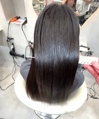 ロング ヘアアレンジ 美髪矯正🫧/ 韓国ヘア/吉田光佑のヘアスタイル