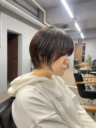 ショート カラー darts所属・マツダ レンのヘアスタイル