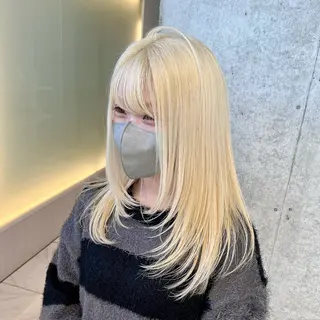 ロング りおな/髪質改善/ カラー /平尾のヘアスタイル