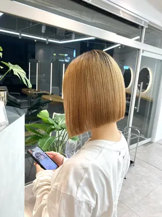 ショート ボブ/透明感カラー/ 似合わせ🌿高田知那のヘアスタイル