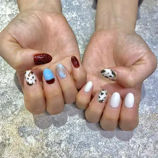 ネイル Amber21.所属・Nagahama Akariのネイルデザイン